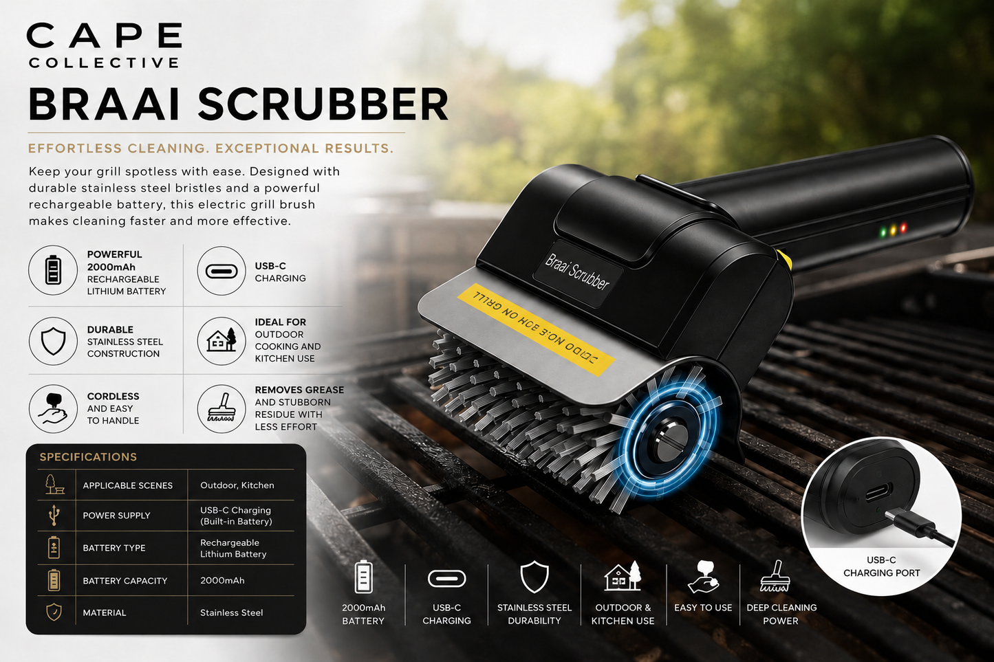 Braai Scrubber – Built for SA