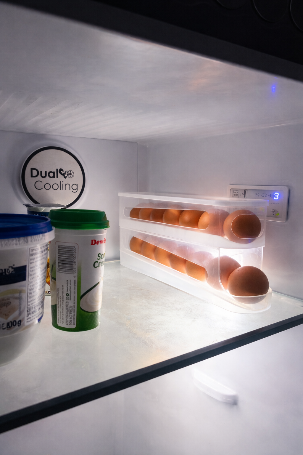 Rolling Egg Storage Container