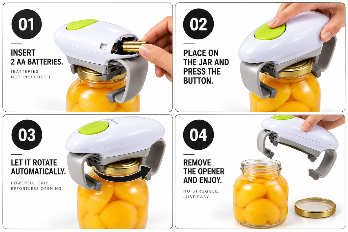 DraaiPro - Automatic One Touch Jar Opener
